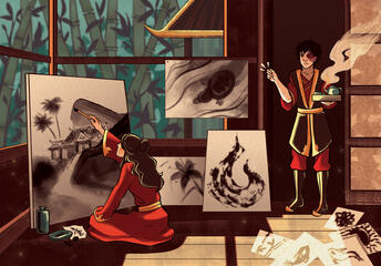 Azula and Zuko